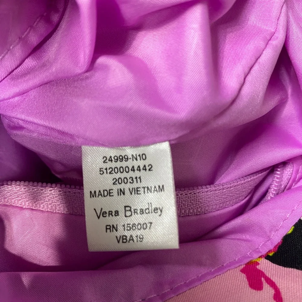 Vera Bradley Hilo Meadow Quilted Floral Fashion Backpack Drawstring Flap‎